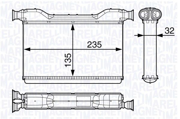 MAGNETI MARELLI Lämmityslaitteen kenno 350218354000